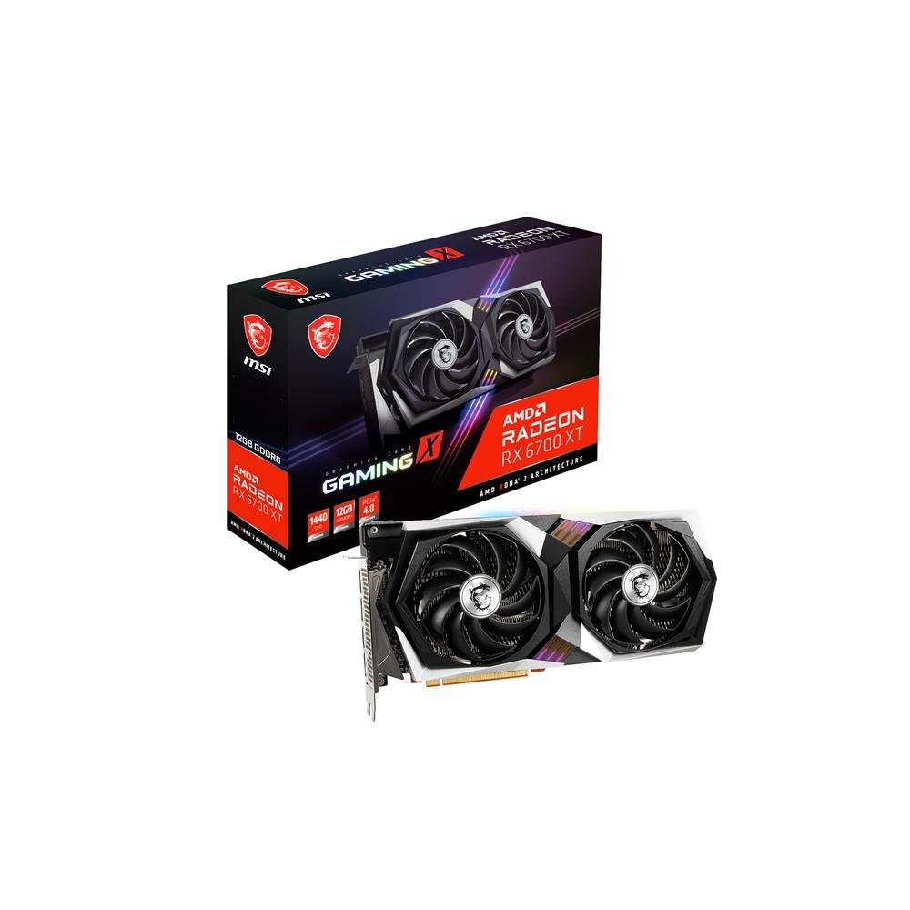 MSI Radeon RX 6700 XT GAMING X 12G GDDR6 16 Gbps Memory